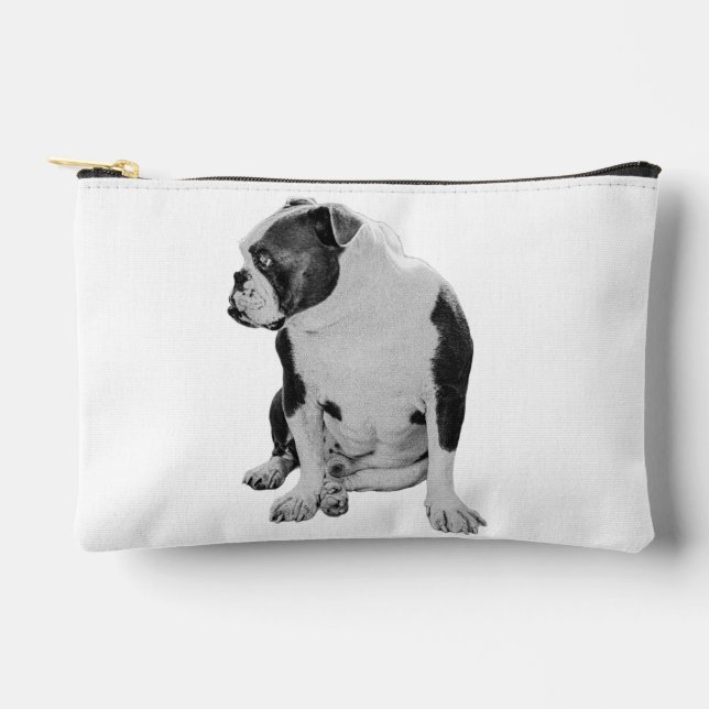 Neat Zips, Bulldog Flair Accessory Pouch (Front)