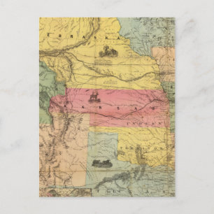 Nebraska and Kansas 2 Postcard