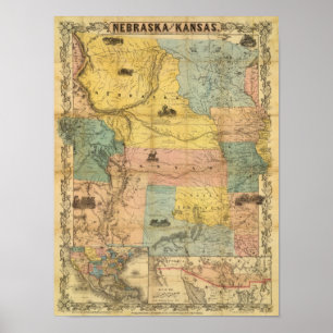 Nebraska and Kansas 2 Poster
