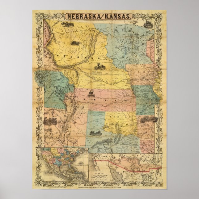 Nebraska and Kansas 2 Poster (Front)
