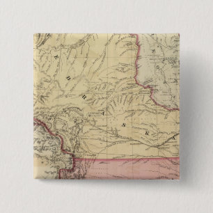 Nebraska and Kansas 3 15 Cm Square Badge