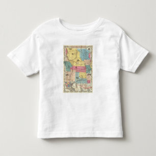 Nebraska and Kansas 3 Toddler T-Shirt