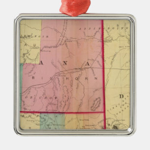 Nebraska and The Dakotas Metal Ornament
