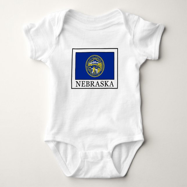Nebraska Baby Bodysuit (Front)