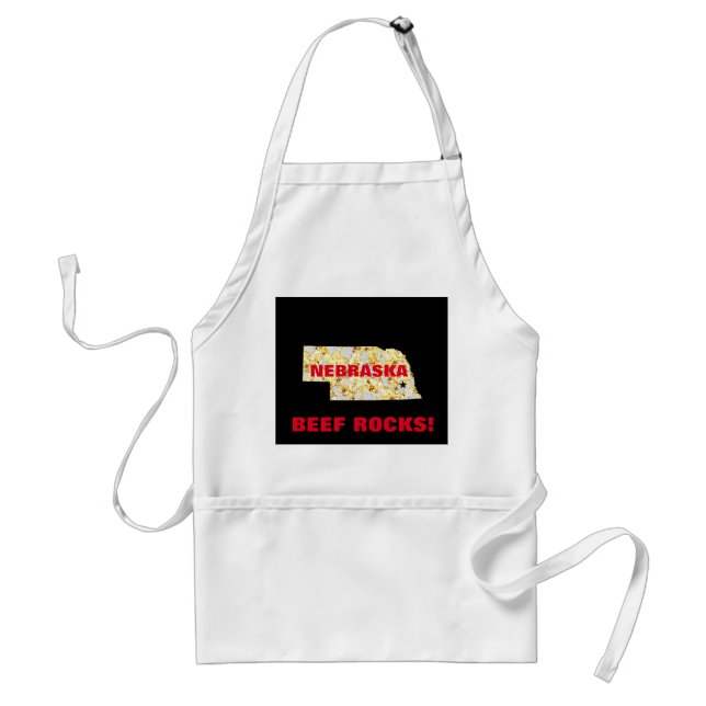 NEBRASKA BEEF ROCKS STANDARD APRON (Front)
