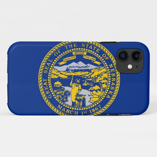 Nebraska Case-Mate iPhone Case (Back (Horizontal))