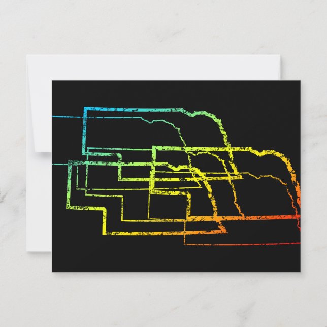 nebraska chill blur invitation (Front)