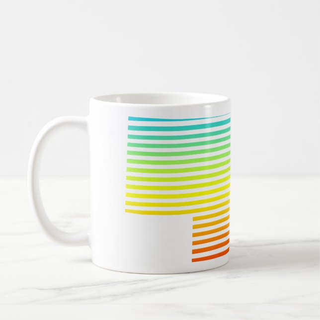 nebraska chill fade coffee mug (Left)