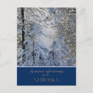 Nebraska Christmas Card/state specific post cards