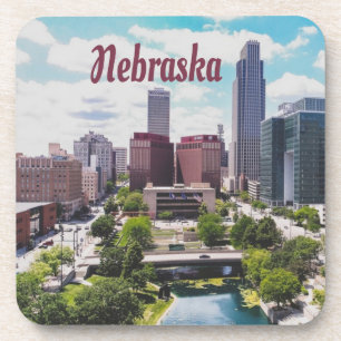 Nebraska City Skyline Omaha Coaster