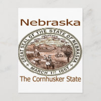 Nebraska Cornhusker State Seal