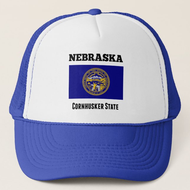 Nebraska, Cornhusker State, Trucker Hat (Front)