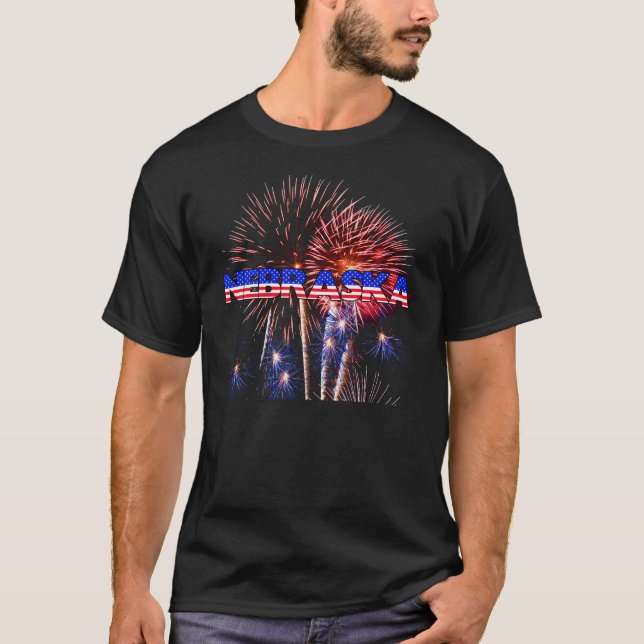 Nebraska Fireworks T-Shirt (Front)