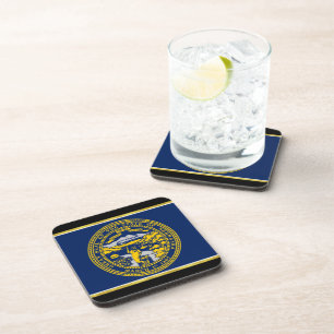 Nebraska flag coaster