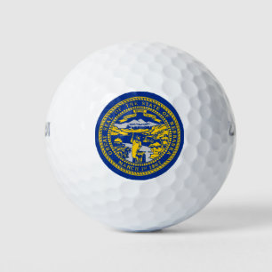 NEBRASKA FLAG GOLF BALLS