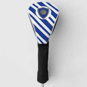 Nebraska flag golf head cover