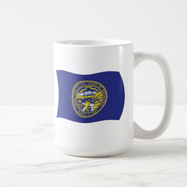 Nebraska Flag Mug (Right)