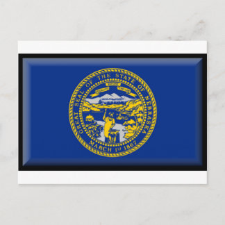 Nebraska Flag Postcard