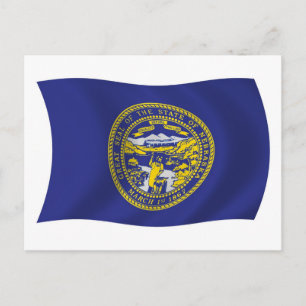 Nebraska Flag Postcard