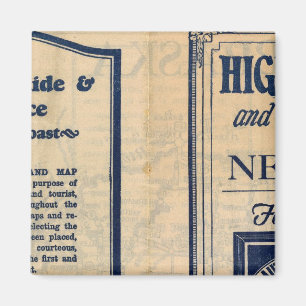 Nebraska Highway Map Magnet