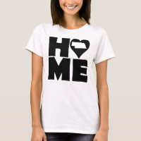 Nebraska Home Heart State Tees T-Shirt