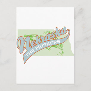 NEBRASKA HUSKERS POSTCARD