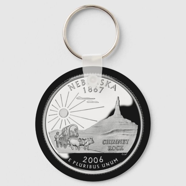 NEBRASKA KEY RING (Front)