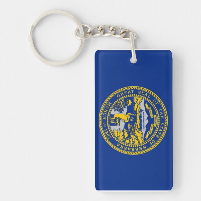 Nebraska Key Ring (Front)