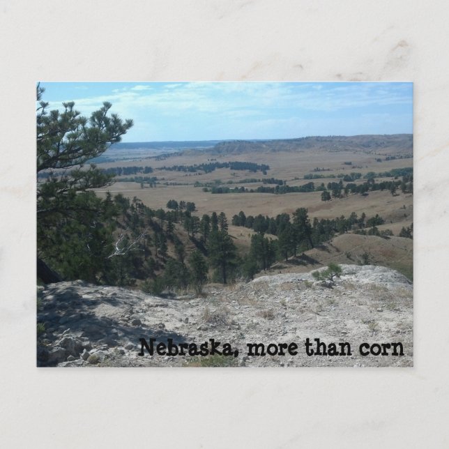 Nebraska, more than corn postcard (Front)