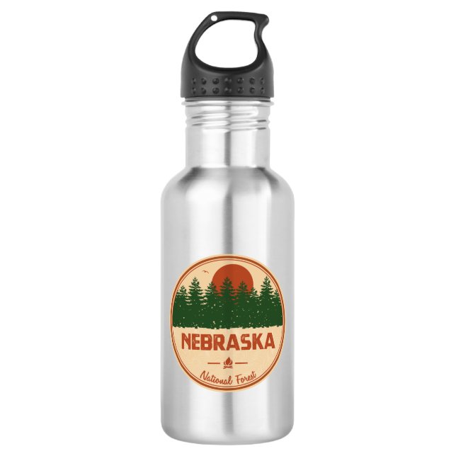 Nebraska National Forest 532 Ml Water Bottle (Front)