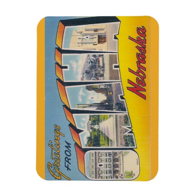 Nebraska, Omaha Magnet (Vertical)