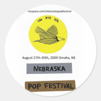 Nebraska Pop Festival sticker