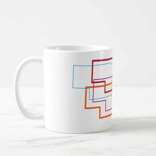 nebraska pride blur coffee mug (Left)