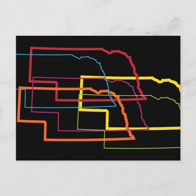 nebraska pride blur postcard (Front)