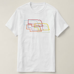 nebraska pride blur T-Shirt