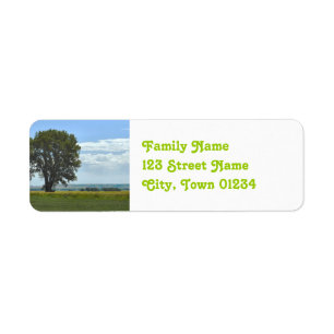 Nebraska Return Address Label