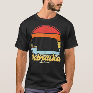 Nebraska Roots Vintage Nebraska Native Home State  T-Shirt