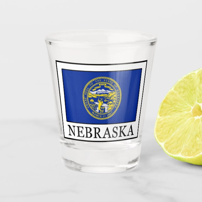 Nebraska Shot Glass (Front)