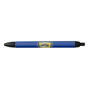Nebraska State Flag Blue Ink Pen