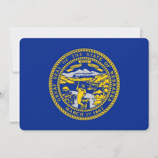 Nebraska State Flag Design (Front)
