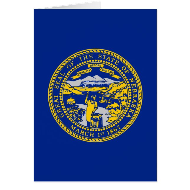 Nebraska State Flag Design (Front)