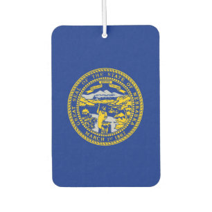 Nebraska State Flag Design Car Air Freshener