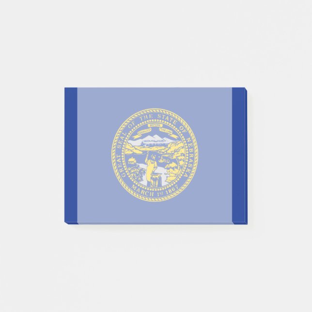 Nebraska State Flag Design Post-it Notes (Front)