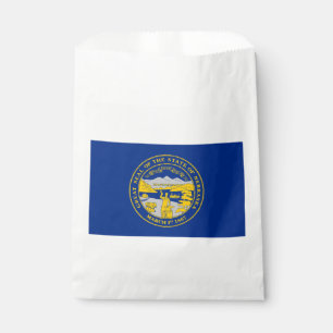 Nebraska State Flag Favour Bag