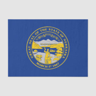 Nebraska State Flag Tissue Paper
