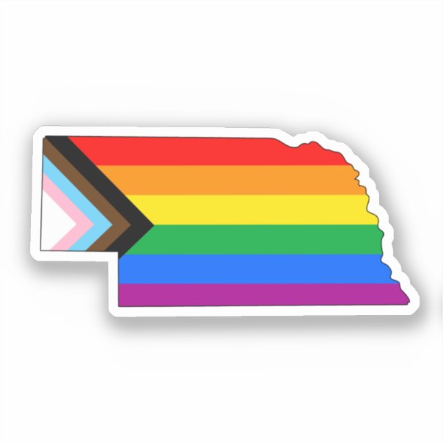 Nebraska State Pride LGBTQ Progress Pride (Front)
