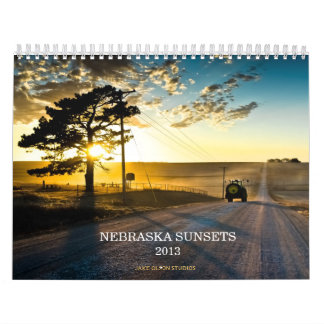 Nebraska Sunsets 2013 Calendar