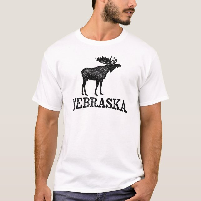 Nebraska T-shirt - Moose (Front)
