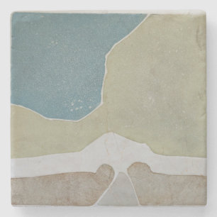 Nebraska to Kansas Ceramic Tile Stone Coaster