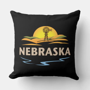 Nebraska United States of America Cushion
